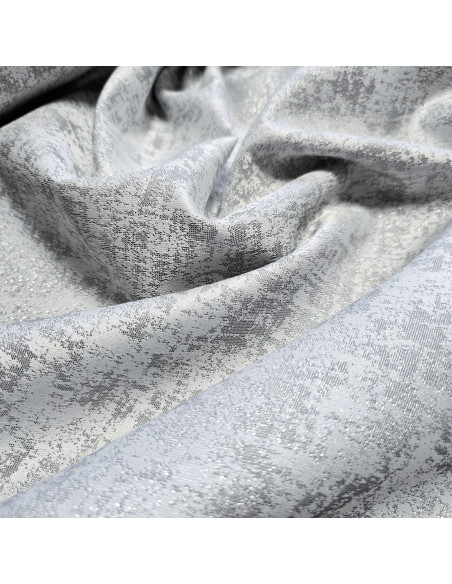 Tissu, Jacquard Lurex, Gris, Laize 140 cm, 100% Polyester 200g/m²