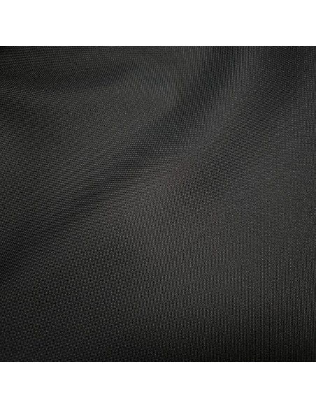 Tissu, Toile à Sac, Envers PVC, Noir, Laize 150 cm, Polyester Imperméable 360g/m²