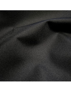 Tissu, Toile à Sac, Envers PVC, Noir, Laize 150 cm, Polyester Imperméable 360g/m² 2