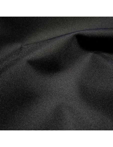 Tissu, Toile à Sac, Envers PVC, Noir, Laize 150 cm, Polyester Imperméable 360g/m²