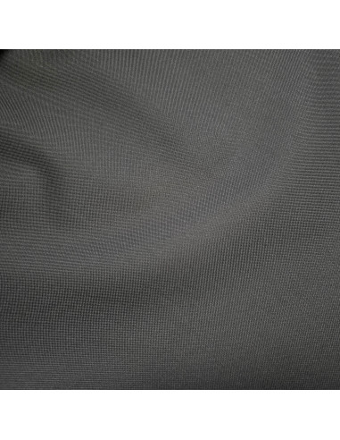 Tissu, Toile à Sac, Gris Anthracite, Laize 150 cm, Polyester Enduit PVC