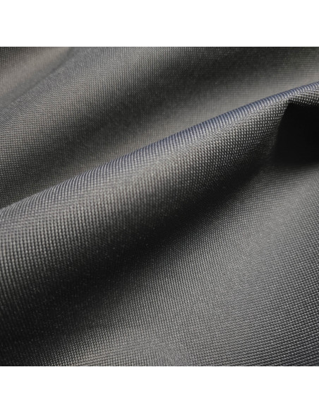 Tissu, Toile à Sac, Gris Anthracite, Laize 150 cm, Polyester Enduit PVC