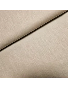 Tissu, Lin Lavé Uni, Beige Naturel, Laize 140 cm, 100% Lin 322g/ml