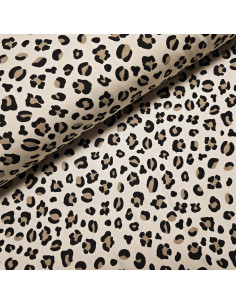 French Terry, léopard