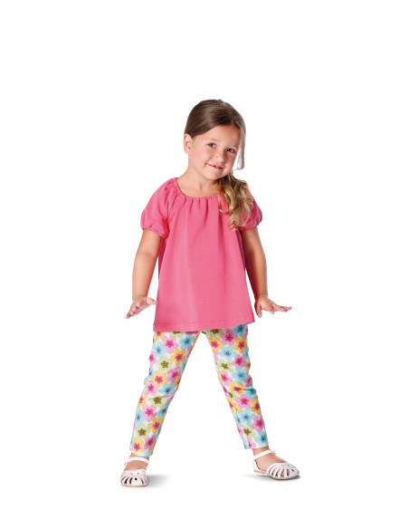 Patron N°9438 Burda kids : Robe et t-shirt
