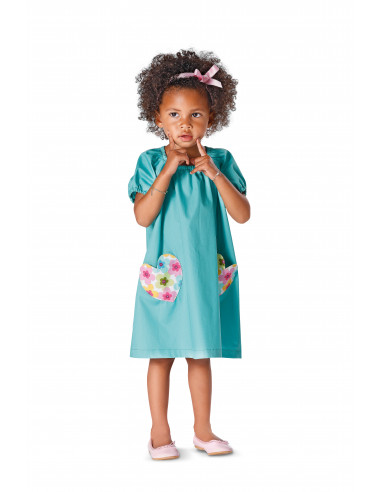 Patron N°9438 Burda kids : Robe et t-shirt