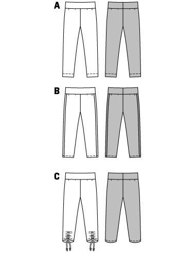 Patron N°9415 Burda kids : Legging fille