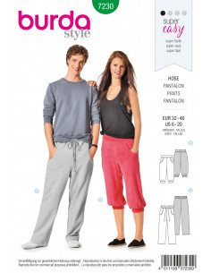 Patron N°7230 Burda Young : Pantalon