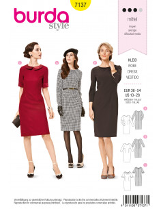 Patron N°7137 Burda : Robe