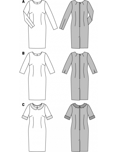 Patron N°7137 Burda : Robe