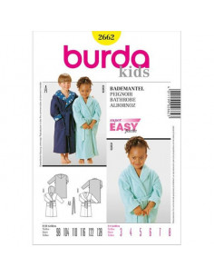 Patron N°2662 Burda kids : Peignoir