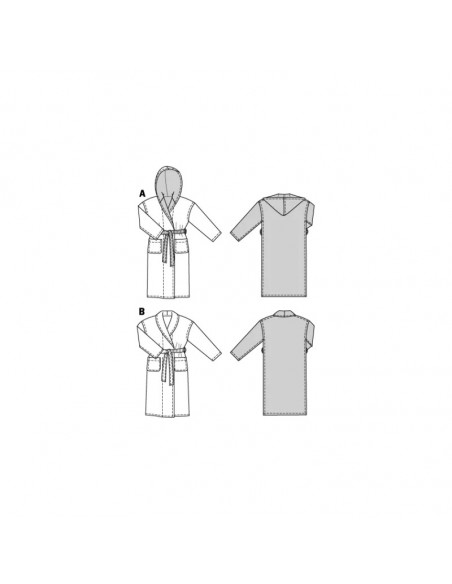 Patron N°2662 Burda kids : Peignoir