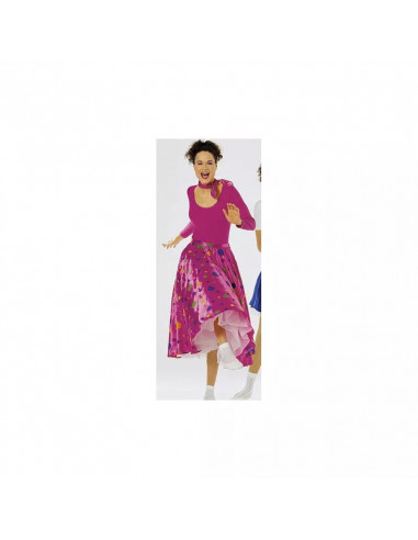Patron Carnaval Burda 2518 - Déguisement jupe Rock'n Roll Femme