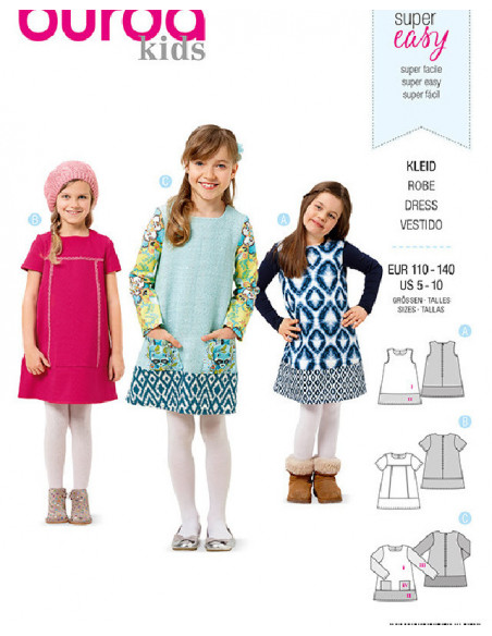 Patron Burda Kids 9380 Robe