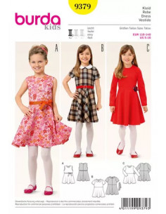 Patron Burda Kids 9379 Robe