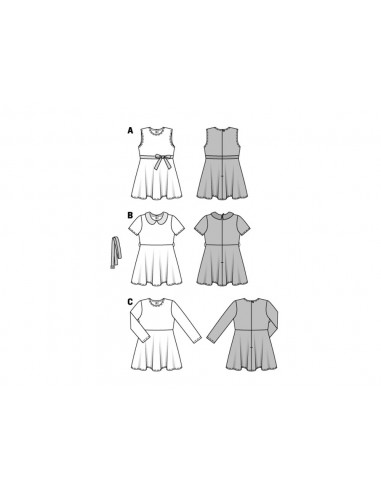 Patron Burda Kids 9379 Robe