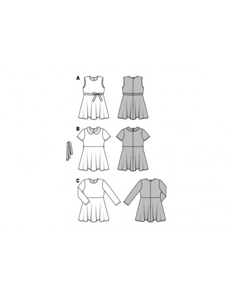 Patron Burda Kids 9379 Robe