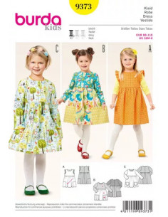 Patron Burda Kids 9373 Robe