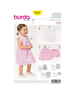 Patron Burda Kids 9357 Robe et pantalon