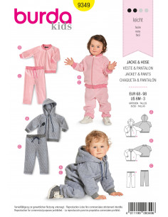Patron Burda Kids 9349 Veste et pantalon