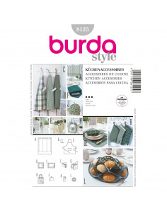 Patron Burda Creative 8125 Accessoires pour la cuisine