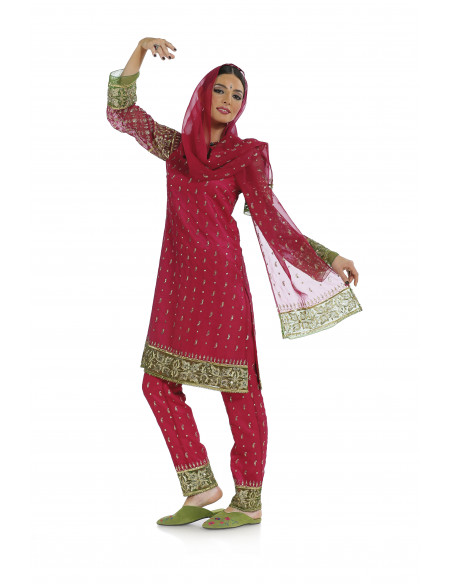 Patron Burda Carnaval 7701 - Déguisement Historique Indienne Femme