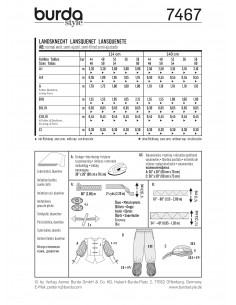 Patron Burda Carnaval 7467 - Déguisement Historique Lansquenet Homme 2