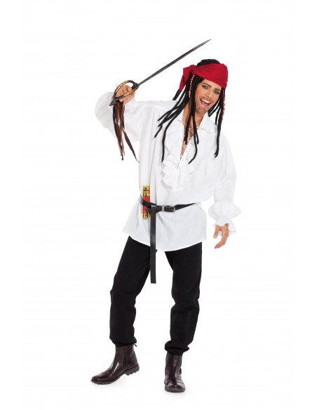 Patron Burda Carnaval 7332 - Déguisement Historique Chemise de pirate Homme