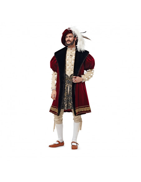 Patron Burda Carnaval 6887 - Déguisement Historique Renaissance anglaise Homme