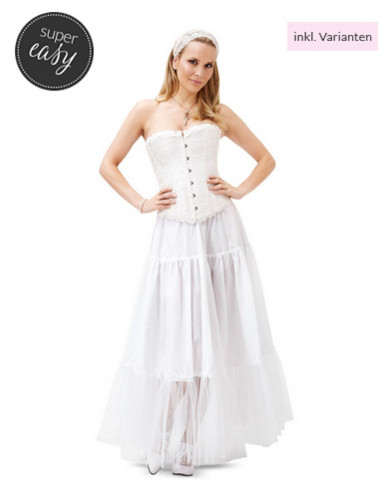 Patron Burda Carnaval 6739 - Déguisement Historique Jupon Femme