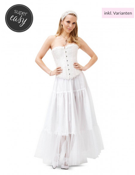 Patron Burda Carnaval 6739 - Déguisement Historique Jupon Femme