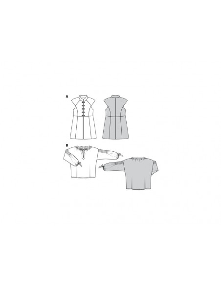 Patron Burda Carnaval 6399 - Déguisement Historique Renaissance - Homme