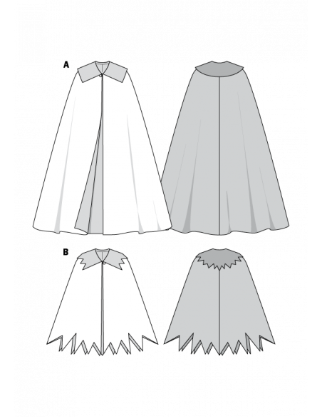 Patron Burda Carnaval 2435 - Déguisement Dracula, diablotine Adulte Mixte