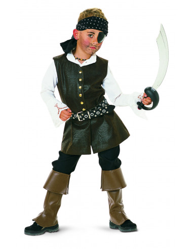 Patron Burda Carnaval 2452 - Déguisement Historique Pirate enfant