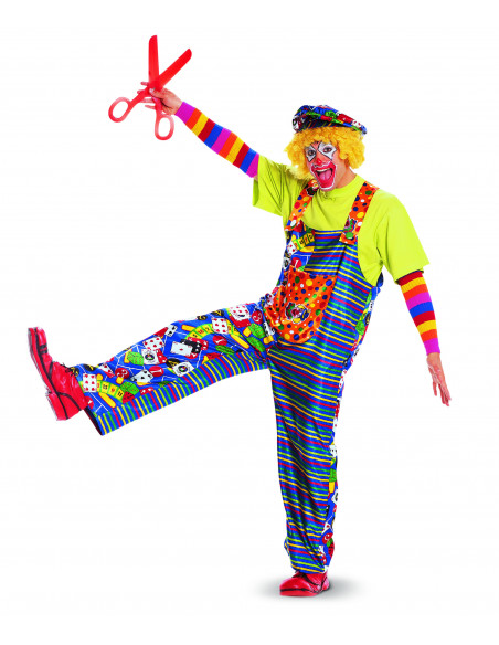 Patron Burda Carnaval 2453 - Déguisement Clown & Paysan Adulte Miste