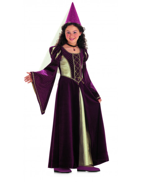 Patron Burda Carnaval 2463 - Déguisement Historique Fée et Princesse médiévale enfant