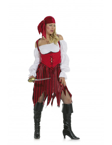 Patron Burda Carnaval 2422 - Déguisement Pirate Femme