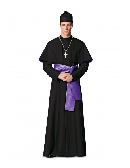 Patron Burda Carnaval 2388 - Déguisement Manteau Prêtre et Cosplay Homme