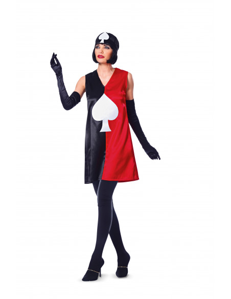 Patron Burda Carnaval 2383 - Déguisement Carte à jouer Femme