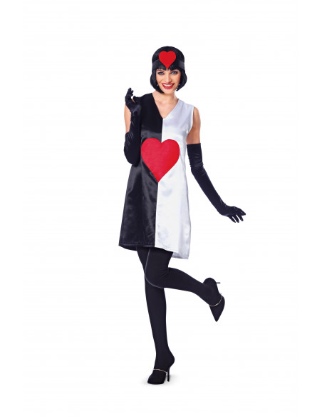 Patron Burda Carnaval 2383 - Déguisement Carte à jouer Femme