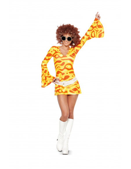 Patron Burda Carnaval 2373 - Déguisement année 70 Femme