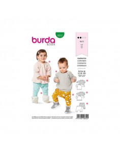 Patron Burda 9712 Kids Ensemble