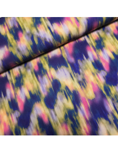 Viscose stretch imprimée, radiance