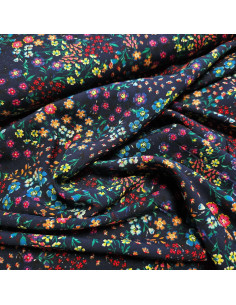 Viscose imprimée, petites fleurs 2