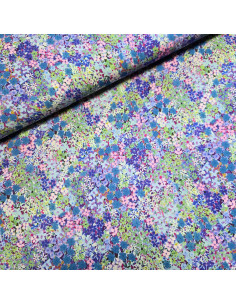 Viscose imprimée, motif fleurs