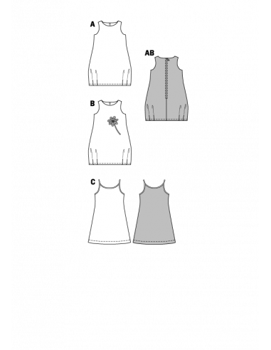 Patron Burda 9544 Kids Robe