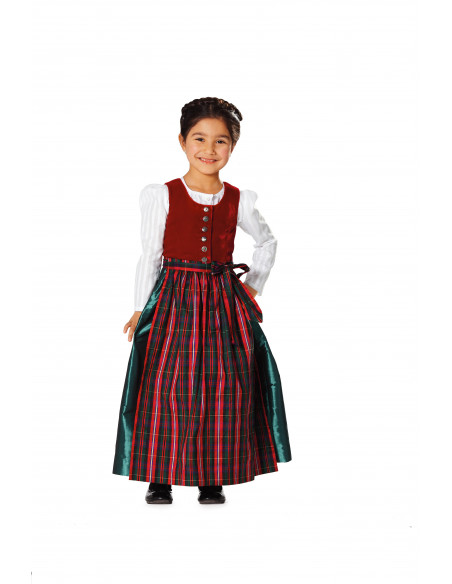Patron Burda 9509 Kids Robe folklore