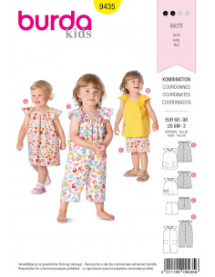 Patron Burda 9435 Kids Coordonnés