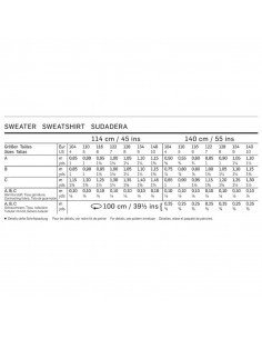 Patron Burda 9407 Kids Sweatshirt 2