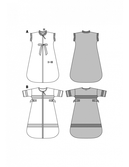 Patron Burda 9382 Kids Sacs de couchage